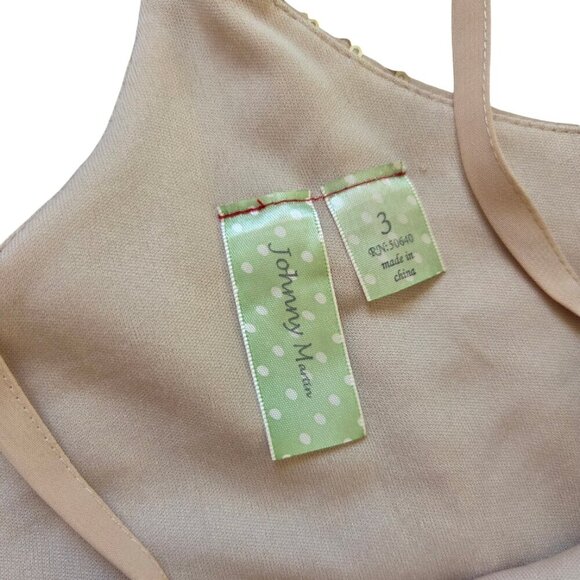 Johnny Martin Women's Empire Waist Mini Dress Size 3 Homecoming Dress Party - Picture 6 of 9